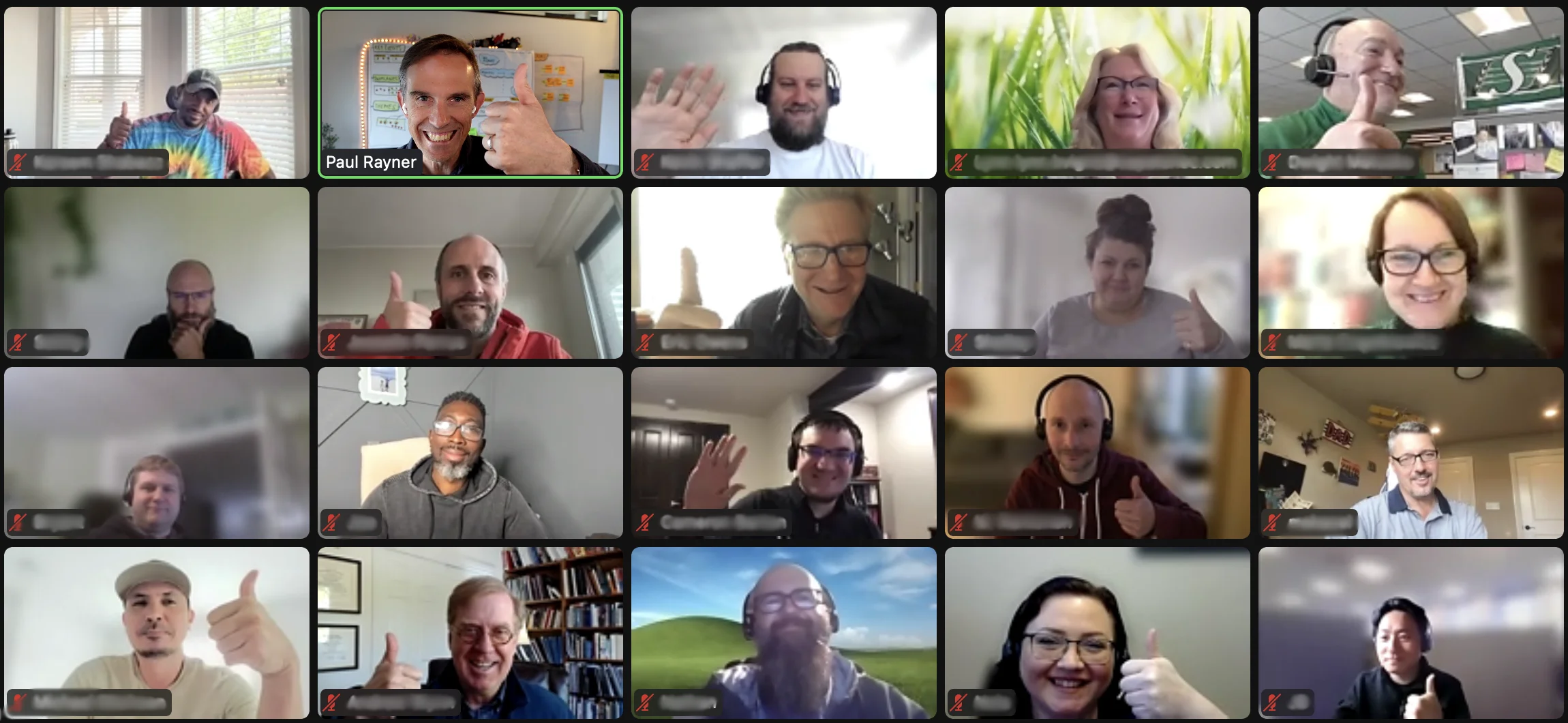 Remote training via video conferencing